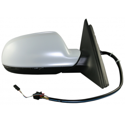 Audi A4 12-*Retrovisor Dch Te Asferico Abatible Electricamente Con Piloto Para Pintar Con Memorias 16pin