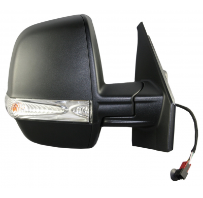 Fiat Doblo 10-/Combo 12-*Retrovisor Dch Electrico Con Piloto Termico Convexo Negro Sen(2 Cristales)8pi