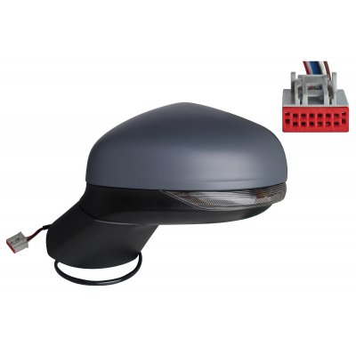 FORD PUMA 2019.09-*RETROVISOR IZQ ELECTRICO TERMICO PARA PINTAR ABATIBLE ELECTRICAMENTE CONVEXO CON PILOTO CON LUZ DE CORTESIA 1