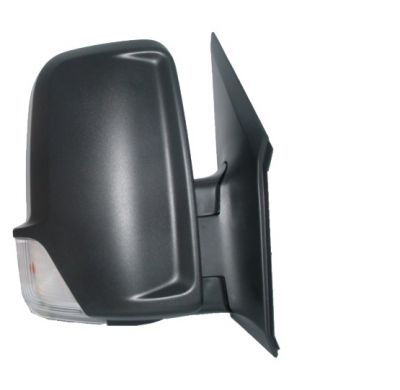 Mercedes Sprinter/Lt/Crafter 09-*Retrovisor Dch Manual Con Piloto Convexo(Brazo Corto)2pin