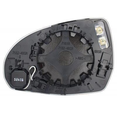 MERCEDES C W206 2021.03-*CRISTAL RETROVISOR DCH ASFERICO TERMICO CON SENSOR ANGULO MUERTO 4PINS