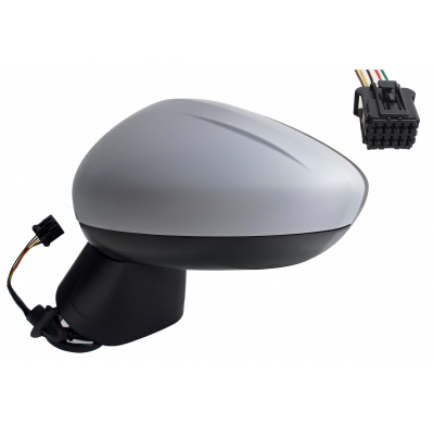 Opel Crossland X 2017.04- * Retrovisor Izq Electrico Termico Para Pintar Convexo 5pin