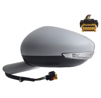 Peugeot 508 2014.07- * Retrovisor Izq Electrico Termino Abatible Electricamente Con Piloto Luz De Cortesia 8 + 2pin