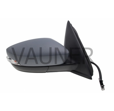 Skoda Fabia 15-*Retrovisor Izq Electrico Calefactado Para Pintar Convexo Con Piloto 6 Pin