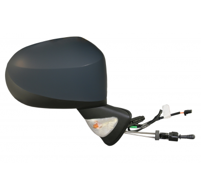 Renault Modus 08-*Retrovisor Dch Manual Con Piloto  Para Pintar Con Sensor De Temperatura Convexo 4pin