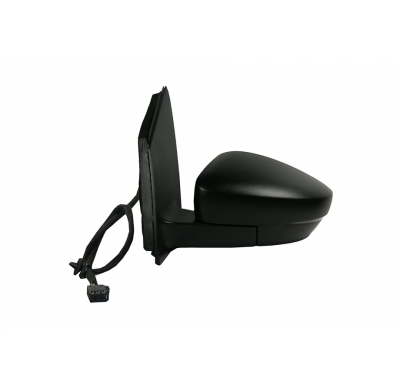 Vw Polo 09-*Retrovisor Izq Electrico Con Piloto Asferico Termico Conector Rectangular