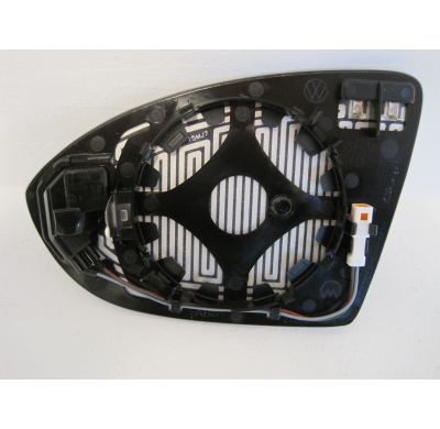 Vw Golf Vii Sportsvan 14-*Cristal Retrovisor Dch Calefactado Convexo Angulo Muerto
