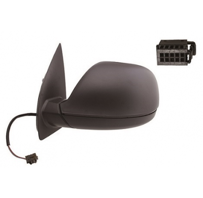 Vw Amarok 2013-*Retrovisor Izq Electrico Asferico Termico Negro 5pin