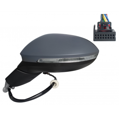 VW GOLF VIII 2019.07-*RETROVISOR IZQ ELECTRICO TERMICO ASFERICO CON PILOTO CON MEMORIAS CON LUZ DE CORTESIA 11PIN