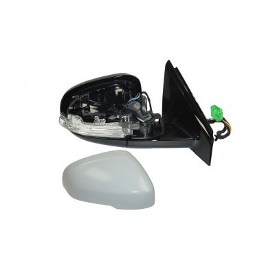 Volvo V40 12-*Retrovisor Dch Electrico Calefactado  - Con Piloto Pequeño -  Para Pintar Asferico 6pin