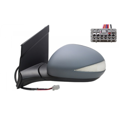Retrovisor Izq Electrico Asferico Termico Imprimado - Con Piloto - 7 Pines 3/5 Puertas