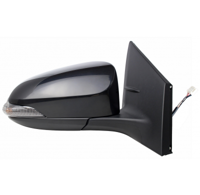 Toyota Corolla 14-*Retrovisor Dch Electrico Calefactado Abatible Electricamente Con Piloto Para Pintar Convexo 9pin