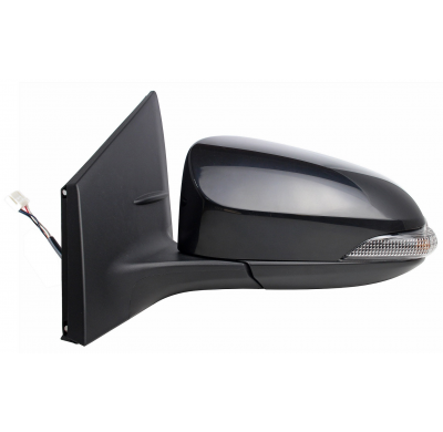 Toyota Corolla 14-*Retrovisor Izq Electrico Calefactado Abatible Electricamente Con Piloto Para Pintar Convexo 9pin