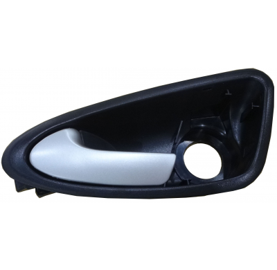Seat Ibiza 08-*Tirador Puerta Delantera Interior Izq Plateado Con Agujero