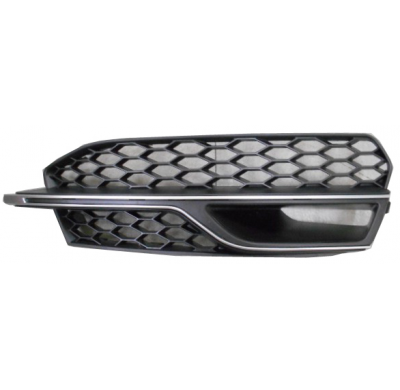 Audi A3 2012.10-*Rejilla Dch Paragolpes Delantero 3/5p (Con Moldura Cromada Mod S-Line)
