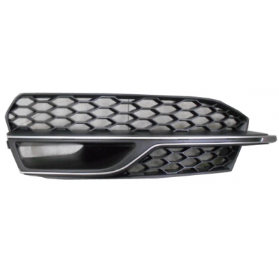 Audi A3 2012.10-*Rejilla Izq Paragolpes Delantero 3/5p (Con Moldura Cromada Mod S-Line)