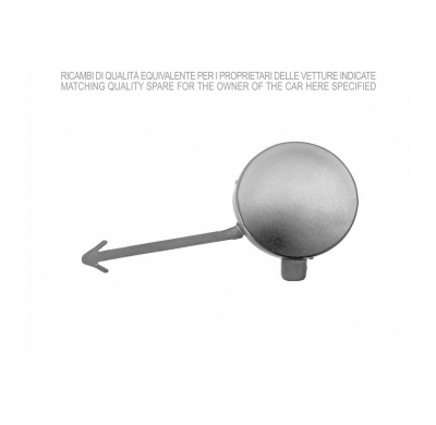 CITROEN C3 2013.04-*TAPA REMOLQUE PARAGOLPES DELANTERO PARA PINTAR