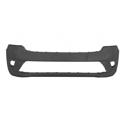 Ford Transit Connect 2018.06-*Paragolpes Delantero Negro Con Agujeros Antiniebla