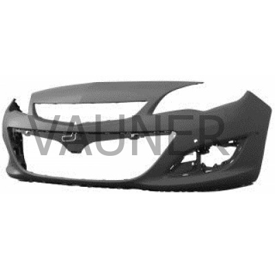 Opel Astra 07/11-*Paragolpes Delantero Para Pintar Con 4 Agujeros Para Sensor