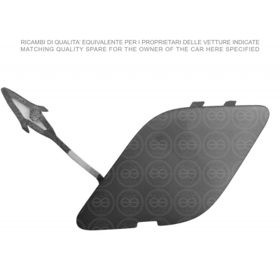 OPEL ASTRA 10-*TAPA REMOLQUE PARAGOLPES TRASEROERO PARA PINTAR