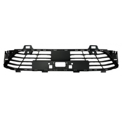 RENAULT CLIO V 2019.06-*REJILLA INFERIOR PARAGOLPES DELANTERO NEGRA CON 2 AGUJEROS PARA SENSOR