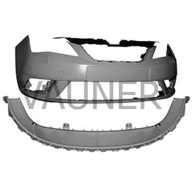 Seat Ibiza 15-*Paragolpes Delantero Para Pintar + Spoiler