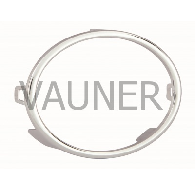 Vw Golf 08-*Aro Rejilla Izq Cromado Paragolpes Delantero Con Agujero Antiniebla