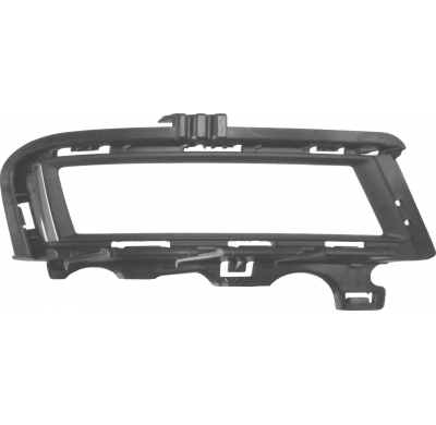 Vw Golf Vii 13-*Rejilla Dch Paragolpes Delantero (Con Agujero Antiniebla Con Moldura Cromada)