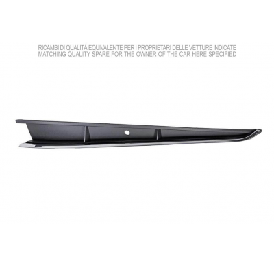 VW POLO 2017.09-*REJILLA INFERIOR IZQ PARAGOLPES DELANTERO CON MOLDURA CROMADA