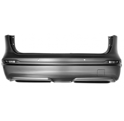 NISSAN QASHQAI 2017.07-*PARAGOLPES TRASERO PARA PINTAR CON 4 AGUJEROS SENSOR SIN AGUJEROS PARA MOLDURA