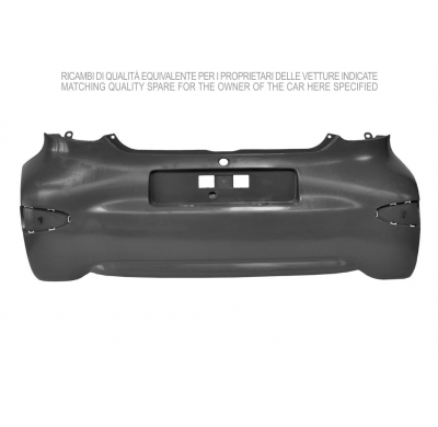 TOYOTA AYGO 05-*PARAGOLPES TRASERO PARA PINTAR