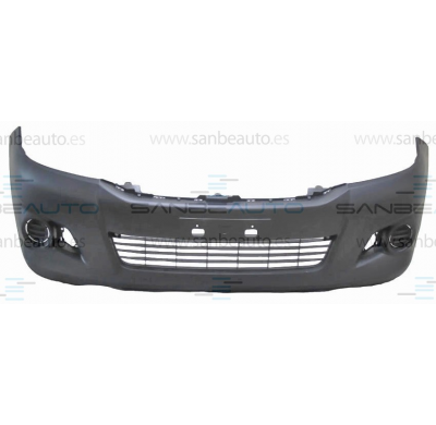 Toyota Hilux 11-*Paragolpes Delantero Sin Agujeros Para Aletin - Negro - Con Rejilla Inferior 2wd