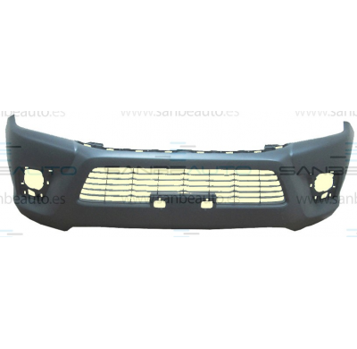 Toyota Hilux 16-*Paragolpes Delantero Negro Con Rejilla Inferior 4wd