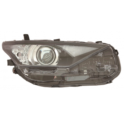 Toyota Auris 15-*Faro Dch Con Regulacion Electrica Interior Negro (Hir2/Wy21w)(Led)