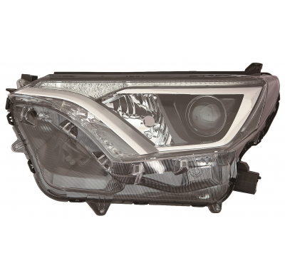 Toyota Rav4 16-*Faro Izq Con Motor Con Regulacion Electrica Interior Negro (Hir2/Wy21w)(Led)