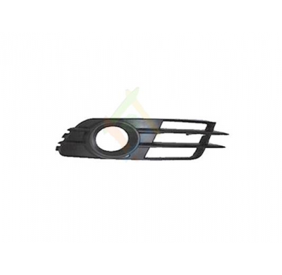 Rejilla Izquierda Parachoques Delantero Negras Con Agujero Antiniebla Abierta