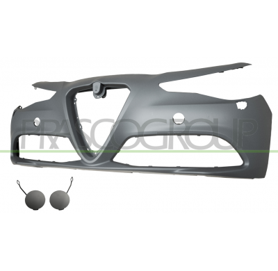 PARAGOLPES DELANTERO-IMPRIMADO-CON AGUJEROS LAVAFAROS