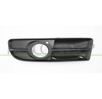 REJILLA IZQUIERDA PARAGOLPES-NEGRA-CON AGUJEROS ANTINIEBLA-CERRADA MOD. S-LINE