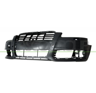 PARAGOLPES DELANTERO IMPRIMADO CON AGUJEROS PARA SENSOR APARCAMIENTO + SOPORTES CON AGUJEROS LAVAFAROS