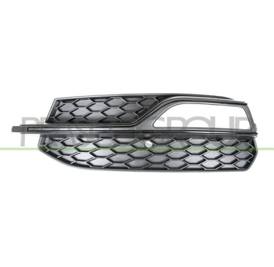 REJILLA IZQUIERDA PARAGOLPES-NEGRA-CON AGUJEROS ANTINIEBLA-CON MOLDURA NEGRA BRILLANTE-ABIERTA MOD. S-LINE MOD. 4 PUERTAS/CABRIO