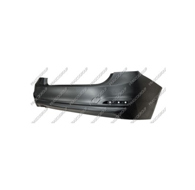 Paragolpes Trasero-Imprimado-Con Tapagancho-Con Escape Izquierdo Mod. 4 Puertas Basis