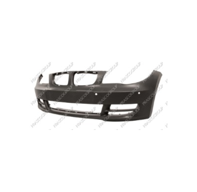 Paragolpes Delantero Imprimado Con Agujeros Para Sensor Aparcamiento + Soportes -Con Tapagancho- Bmw Serie 1 E82/E88 2007->