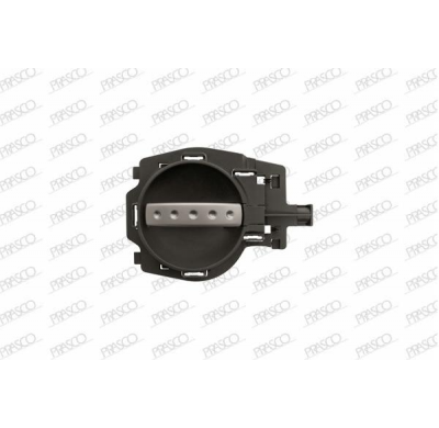 Manecilla Interior Delantera/Trasera Derecha-Con Palanca Plata-Escudo Negro