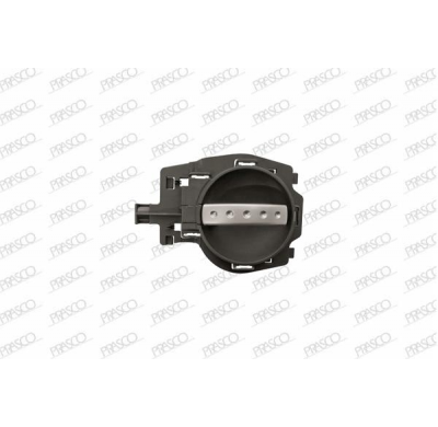 Manecilla Interior Delantera/Trasera Izquierda-Con Palanca Plata-Escudo Negro