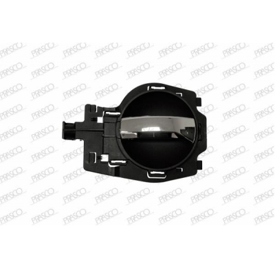 Manecilla Interior Delantera Derecha-Con Palanca-Cromada-Escudo Gris/Oscuro