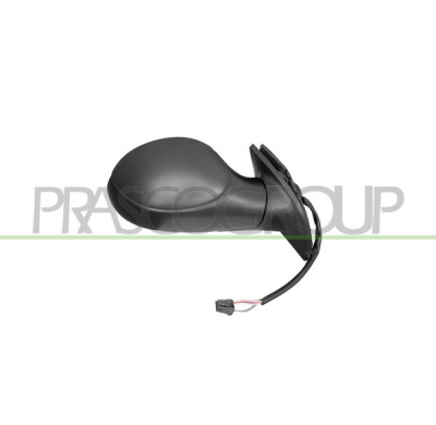 RETROVISOR DERECHO ELECTRICO-NEGRO-CONVEXO/CROMADO-3 PINES