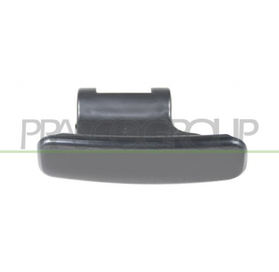 MANETA EXTERIOR LATERAL DERECHA DESLIZANTE-NEGRA/LISA-SIN AGUJERO LLAVE