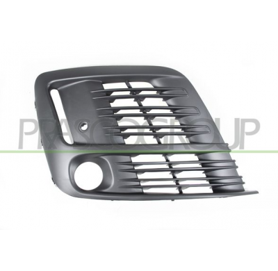 REJILLA DERECHA PARAGOLPES-NEGRA-CON AGUJEROS SENSORES