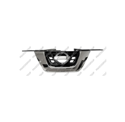 Rejilla Central P.Choques-Negra Moldura Cromada