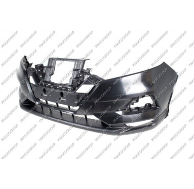 Paragolpes Delantero Negro Liso Con Tapagancho